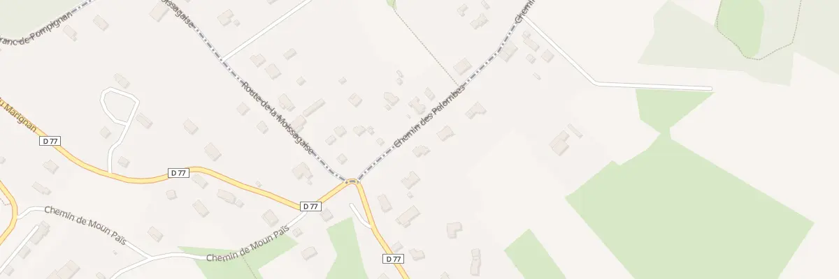Plan du 4 Che des Palombes à Saint-Rustice