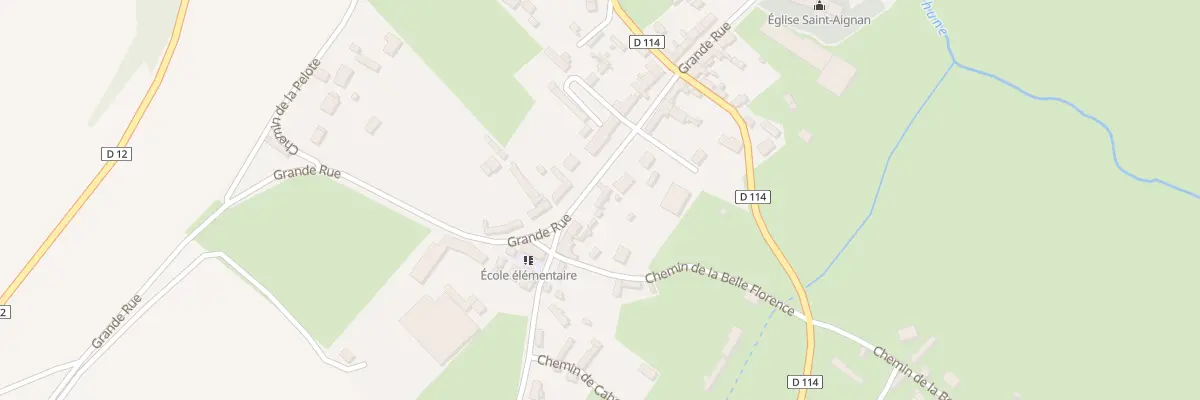 Plan du 5121 Le Bourg à Bures-en-Bray