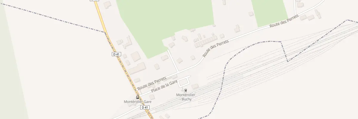 Plan du 5 Rte des Perrets à Montérolier