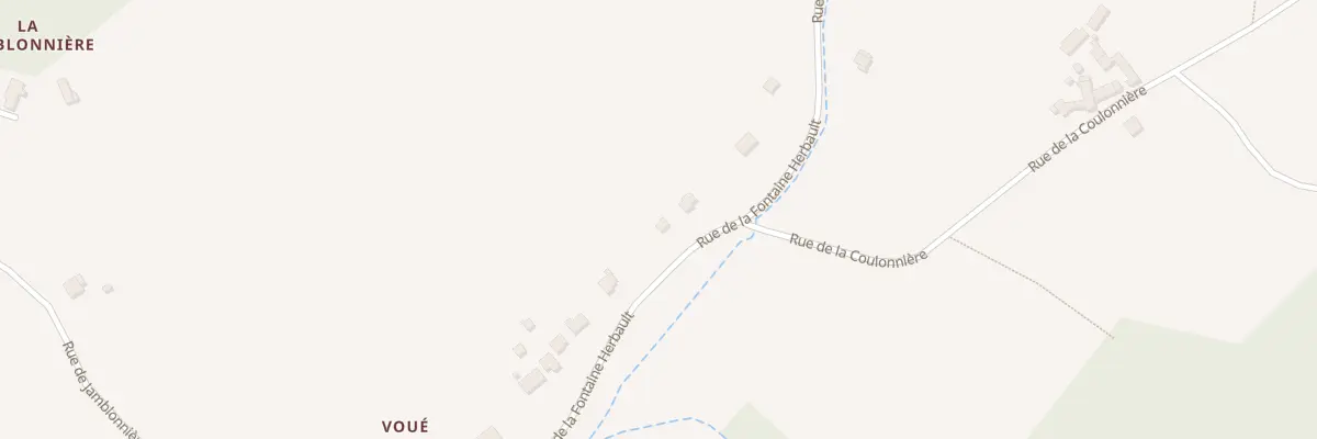 Plan du 72 Rue de la Fontaine Herbault à Thésée