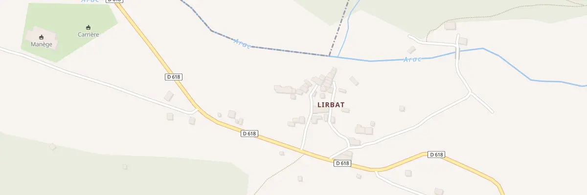 Plan du 5702 Lirbat à Massat
