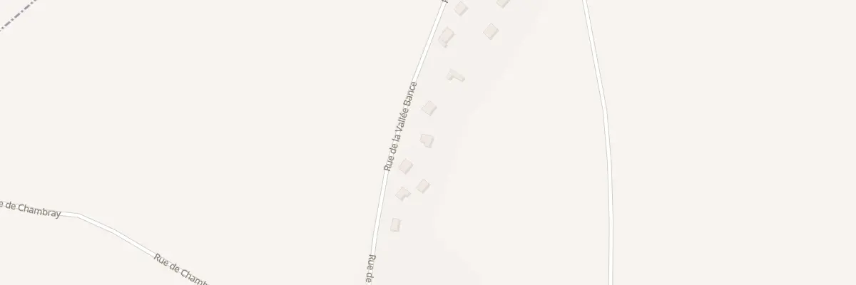 Plan du 11 Rue de la Vallee Bance à Rouvray