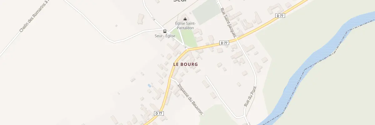 Plan du 2 Rue des Montils à Seur
