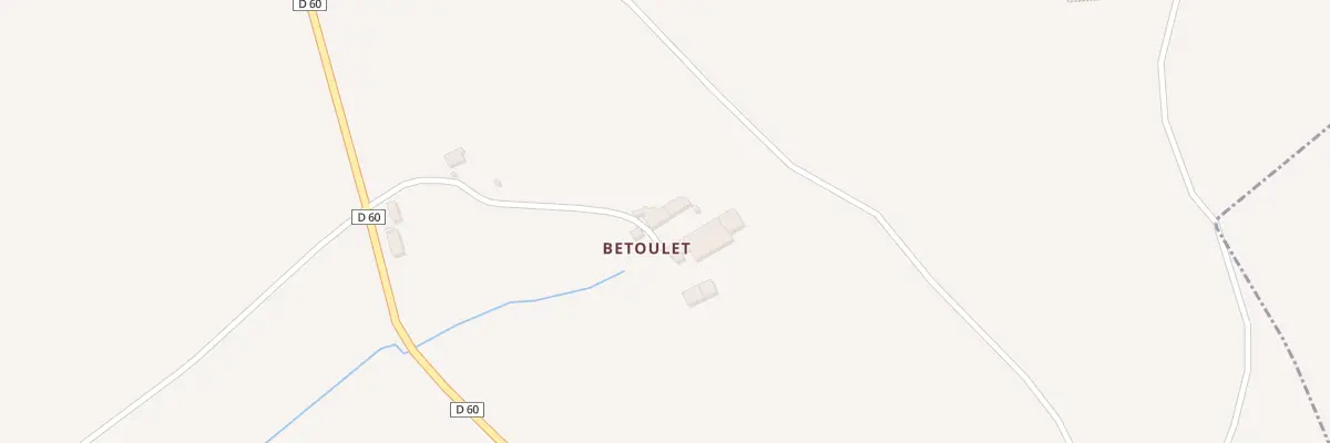 Plan du 5 Betoulet à Mailhac-sur-Benaize
