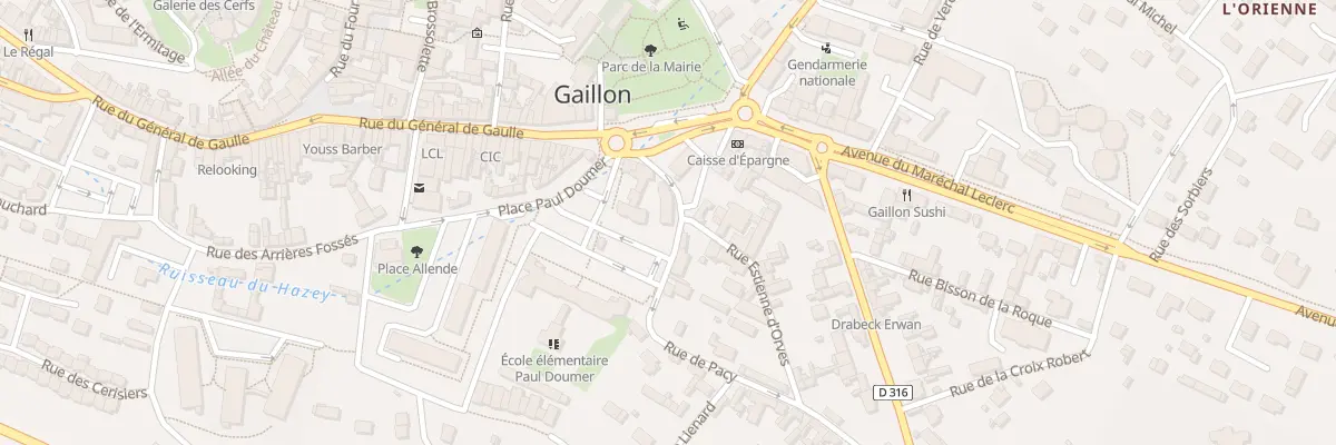 Plan du 6 Rue de Pacy à Gaillon