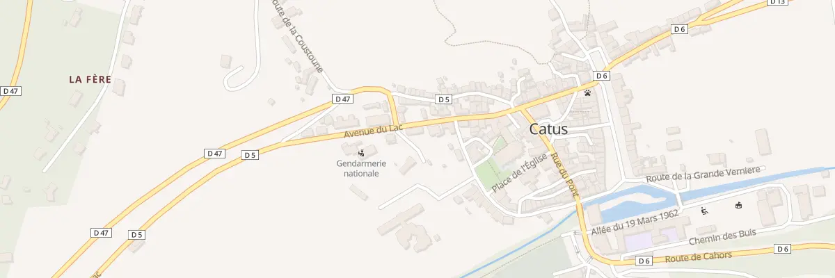 Plan du 123 Av du Lac à Catus