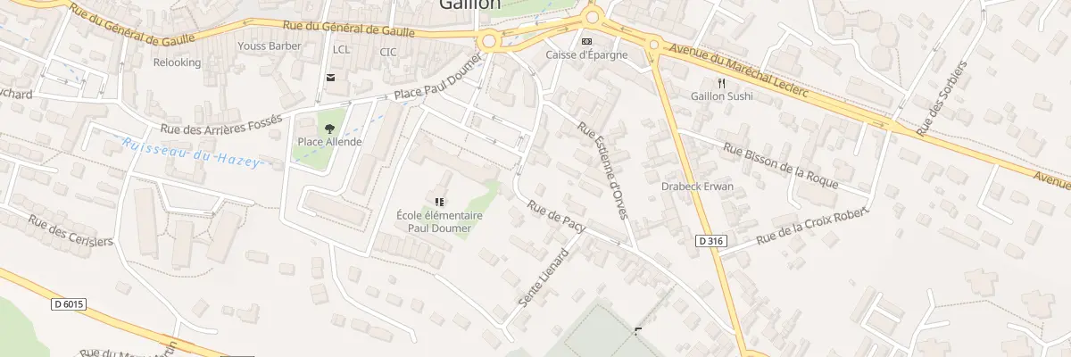 Plan du 3 Rue de Pacy à Gaillon