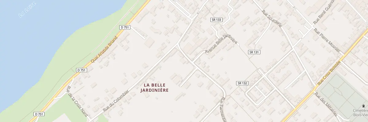 Plan du 5 Rue Parmentier à Blois