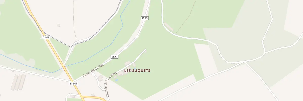 Plan du 5609F Les Suquets à Caillac