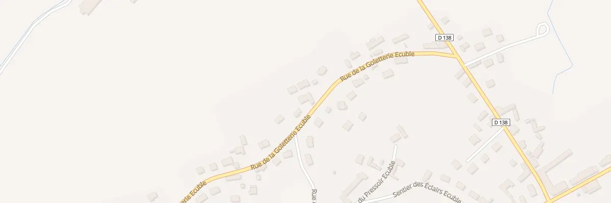 Plan du 25 Rue de la Goletterie Ecublé à Tremblay-les-Villages