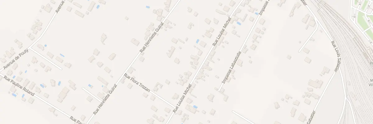 Plan du 336 Rue Louise Michel à Montauban