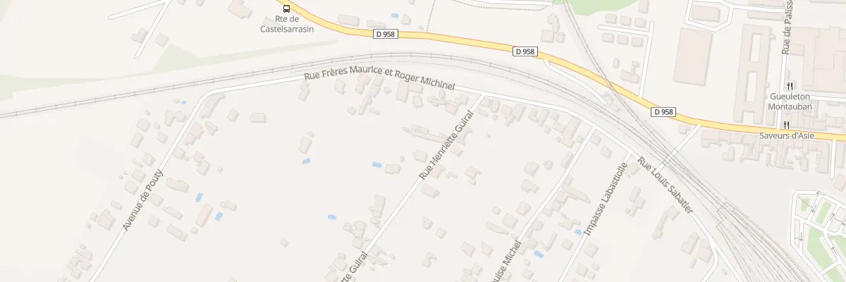 Plan du 80 Rue Henriette Guiral à Montauban