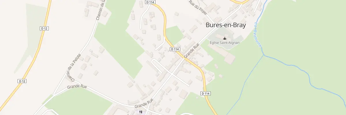 Plan du 5047 Le Bourg à Bures-en-Bray