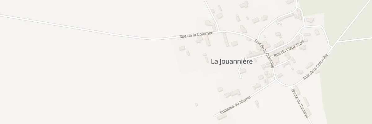 Plan du 1 Rue de la Colombe à Vievy-le-Rayé