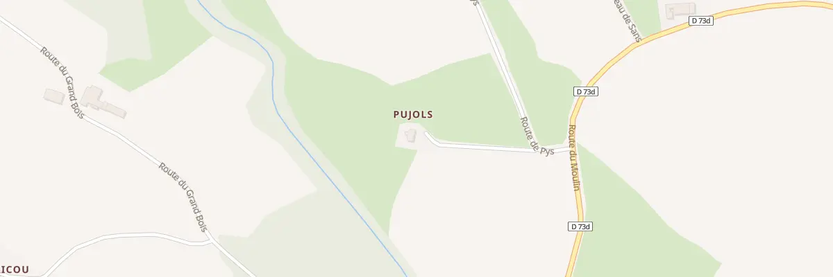 Plan du 98 Sans à Castagnac