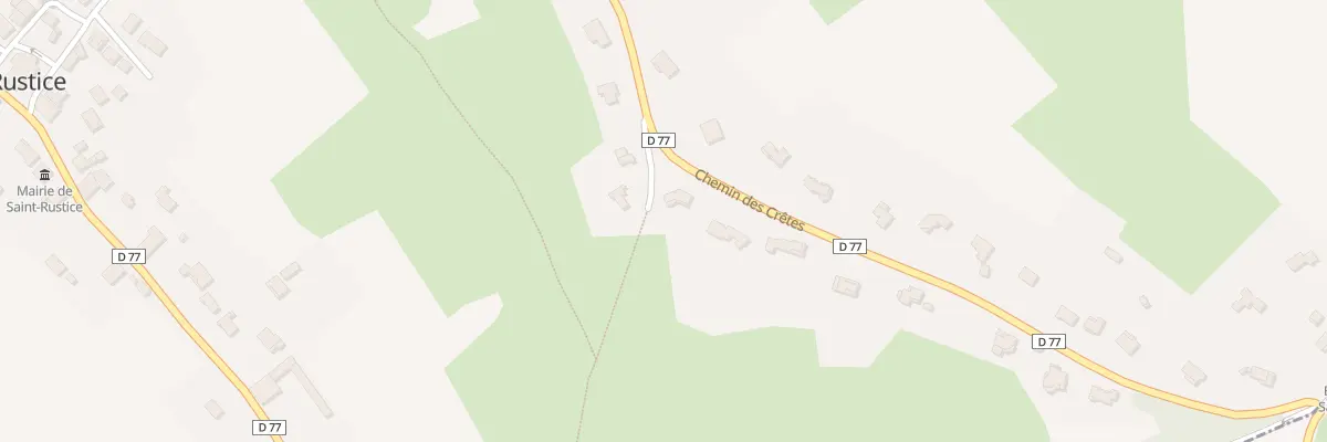 Plan du 1 Che des Chênes à Saint-Rustice