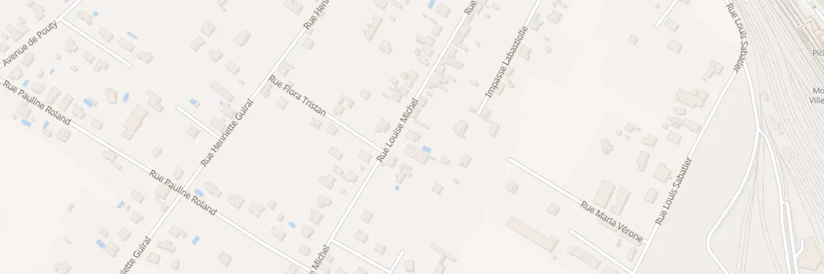Plan du 423 Rue Louise Michel à Montauban