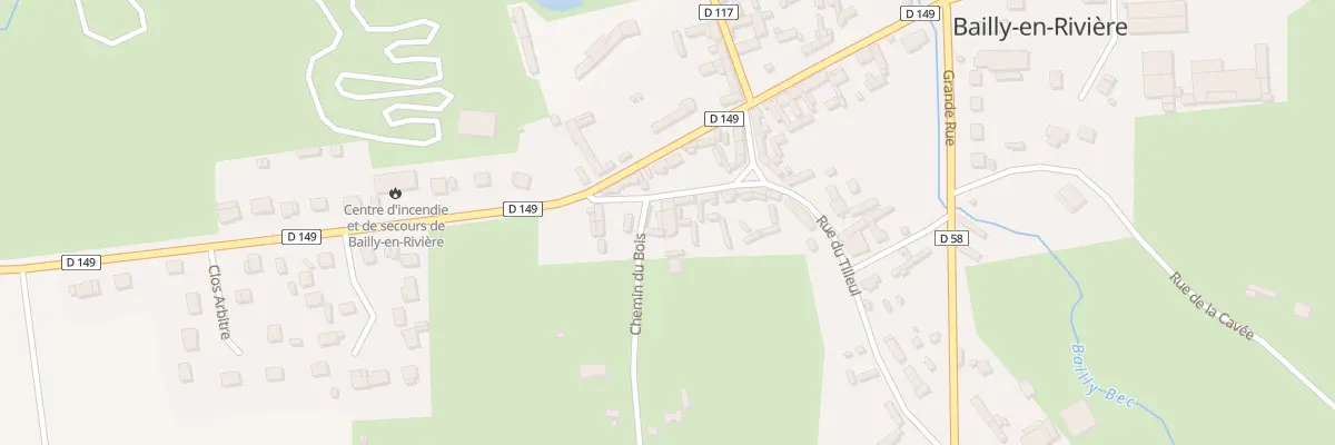 Plan du 5112 Le Bourg à Bailly-en-Rivière