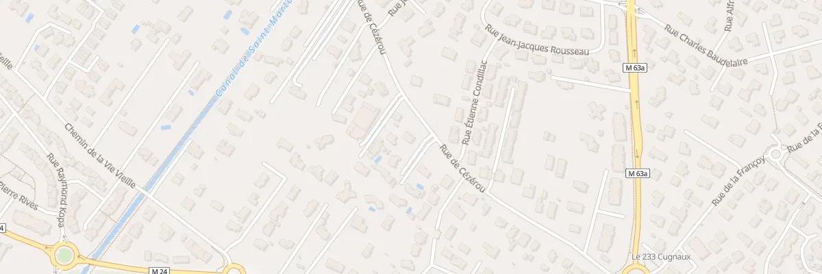 Plan du 43 Rue de Cézérou à Cugnaux