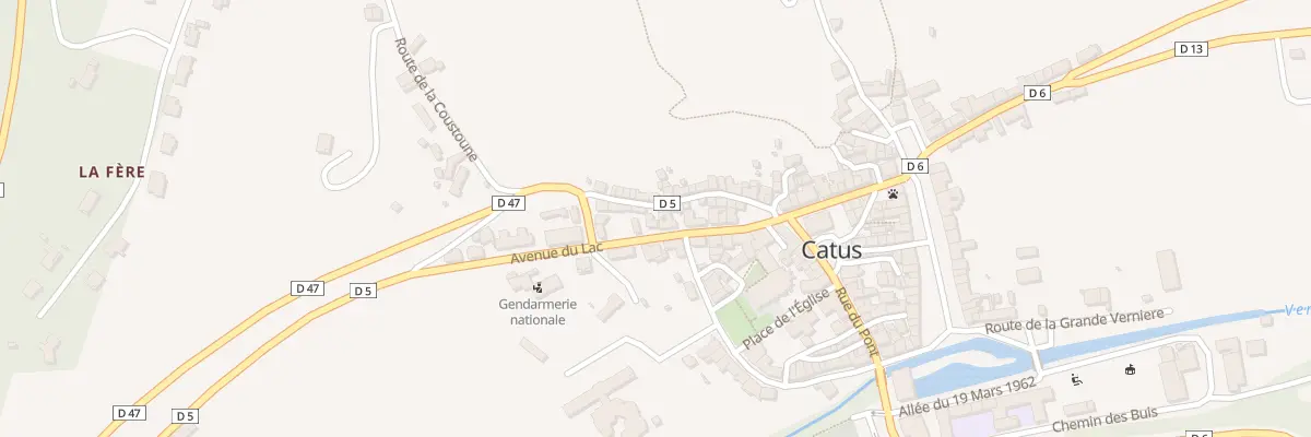 Plan du 5050 Av du Lac à Catus