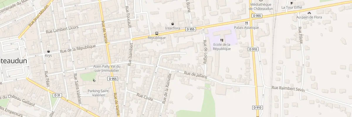 Plan du 13 Imp de Jallans à Châteaudun