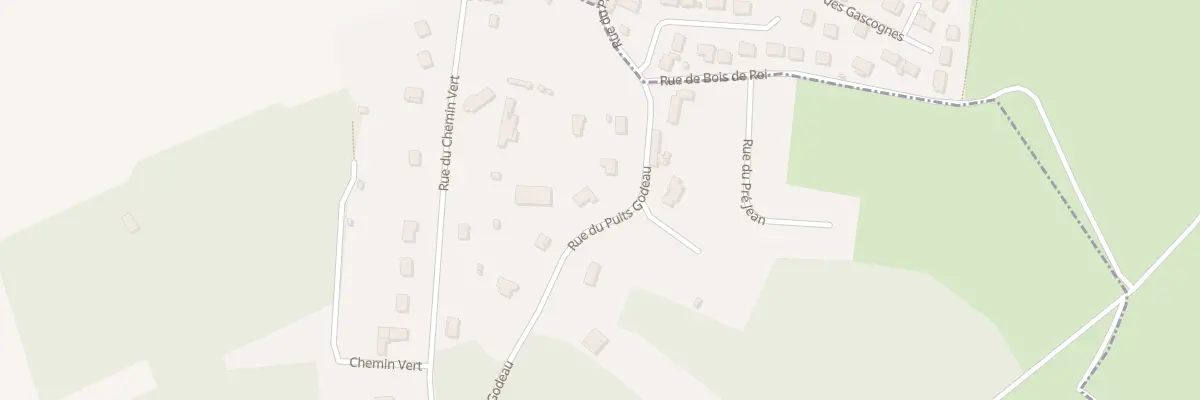 Plan du 16 Rue du Puits Godeau à Garnay