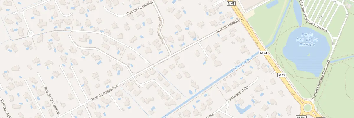 Plan du 11 Rue Passerive à Tournefeuille