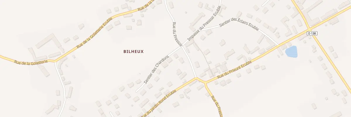 Plan du 9 Rue du Pressoir Ecublé à Tremblay-les-Villages