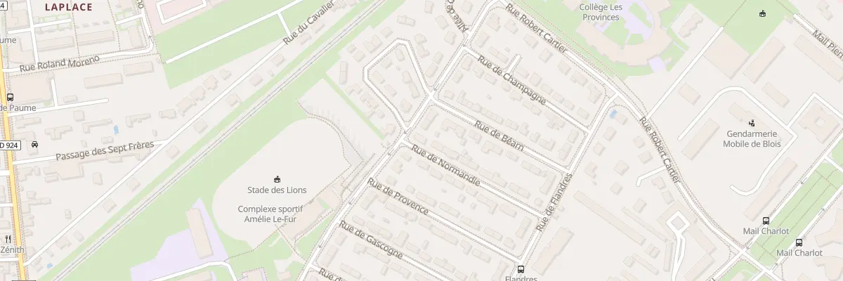 Plan du 19 Rue de Normandie à Blois