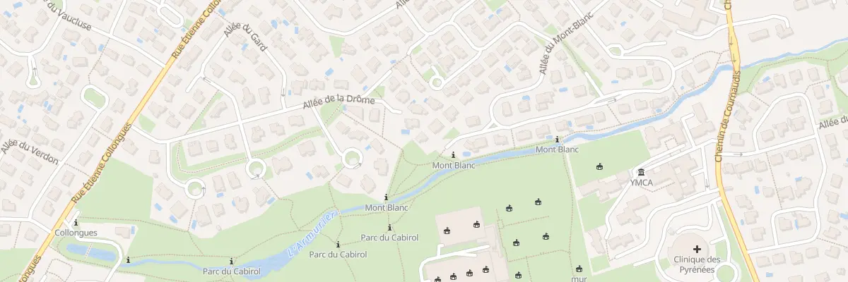 Plan du 42 All du Mont Blanc à Colomiers