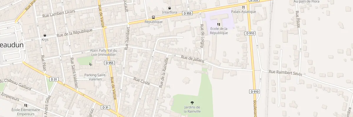 Plan du 39 Rue de Jallans à Châteaudun