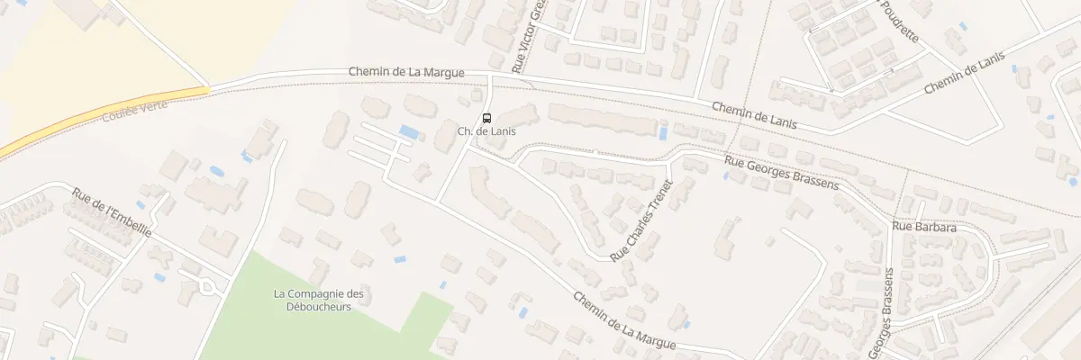 Plan du 10 Rue Charles Trenet à Montauban