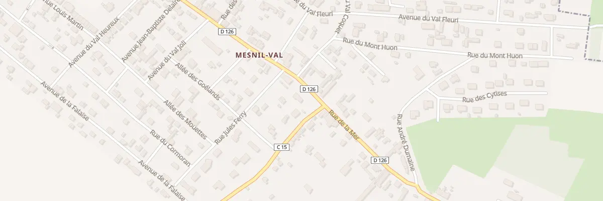 Plan du 9036 Rue de la Mer Mesnil Val à Criel-sur-Mer