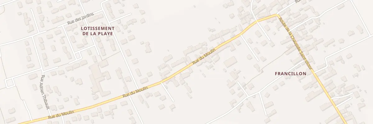 Plan du 53 Rue du Moulin à Villebarou