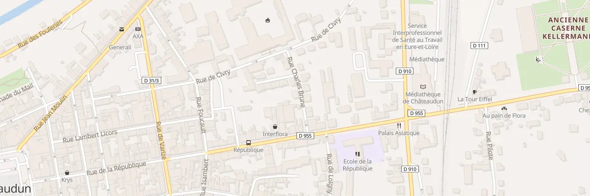 Plan du 2 Rue Charles Brune à Maillebois