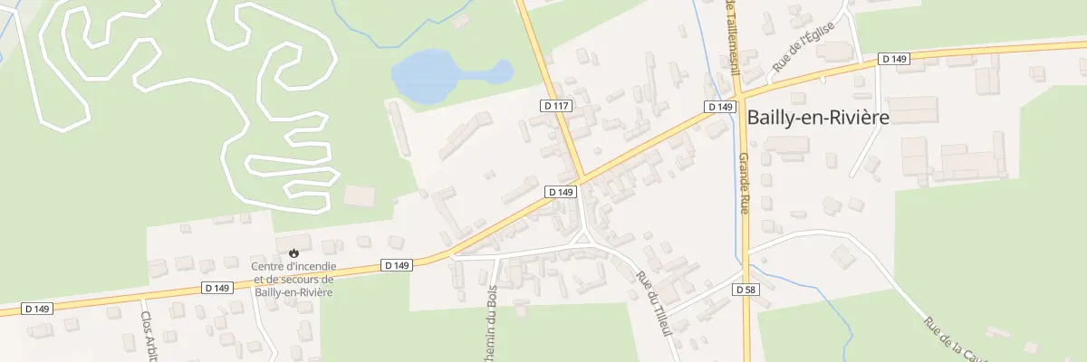 Plan du 5129 Le Bourg à Bailly-en-Rivière