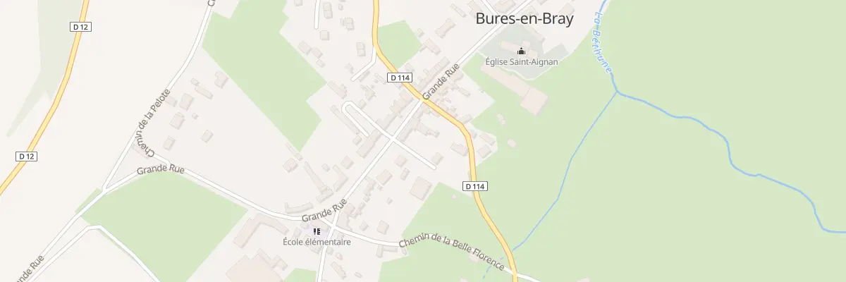 Plan du 5119 Le Bourg à Bures-en-Bray