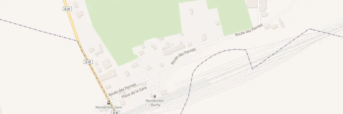 Plan du 12 Rte des Perrets à Montérolier