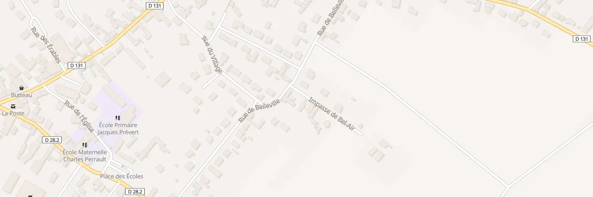 Plan du 2 Imp de Bel Air à Bailleau-le-Pin
