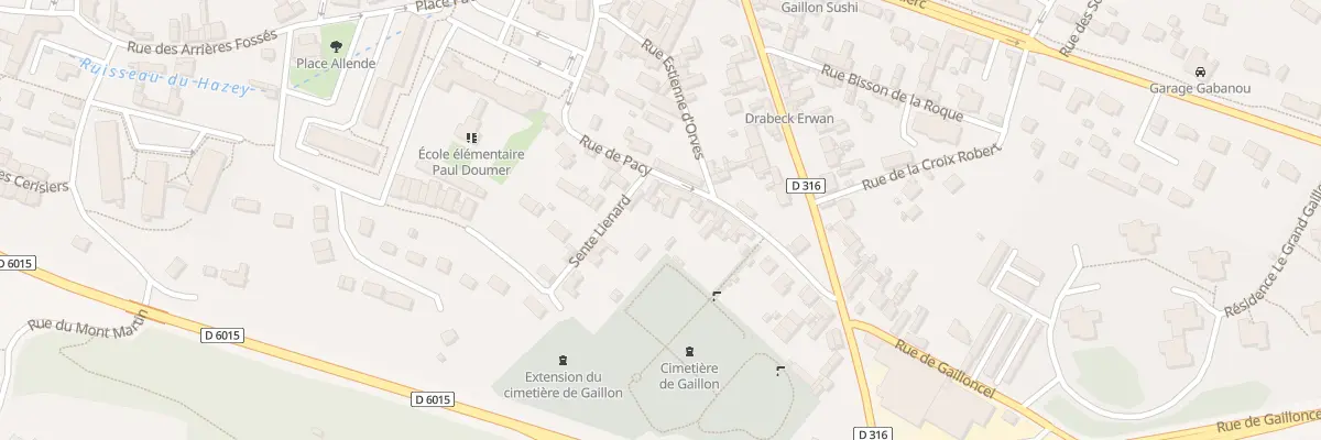 Plan du 22 Rue de Pacy à Gaillon