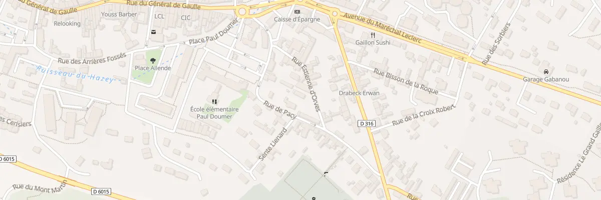 Plan du 9 Rue de Pacy à Gaillon