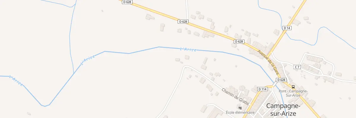 Plan du 24 Che de Gratte à Campagne-sur-Arize