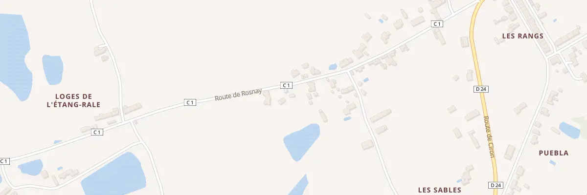 Plan du 21 Rte de Rosnay à Vendœuvres