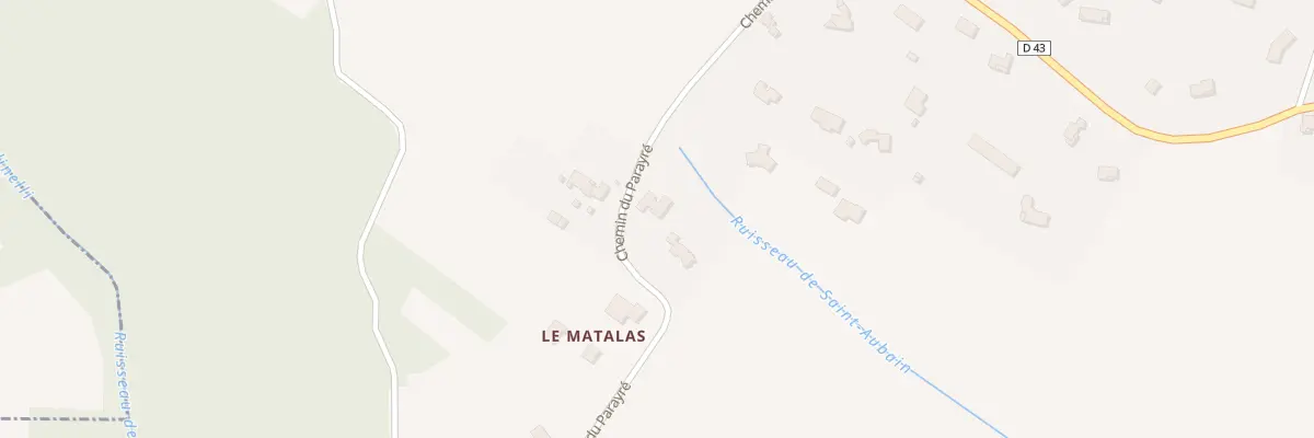 Plan du 5001 Le Matalas à Beaumont-sur-Lèze