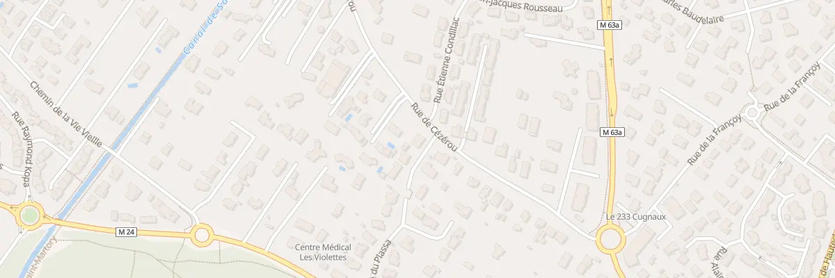 Plan du 37 Rue de Cézérou à Cugnaux