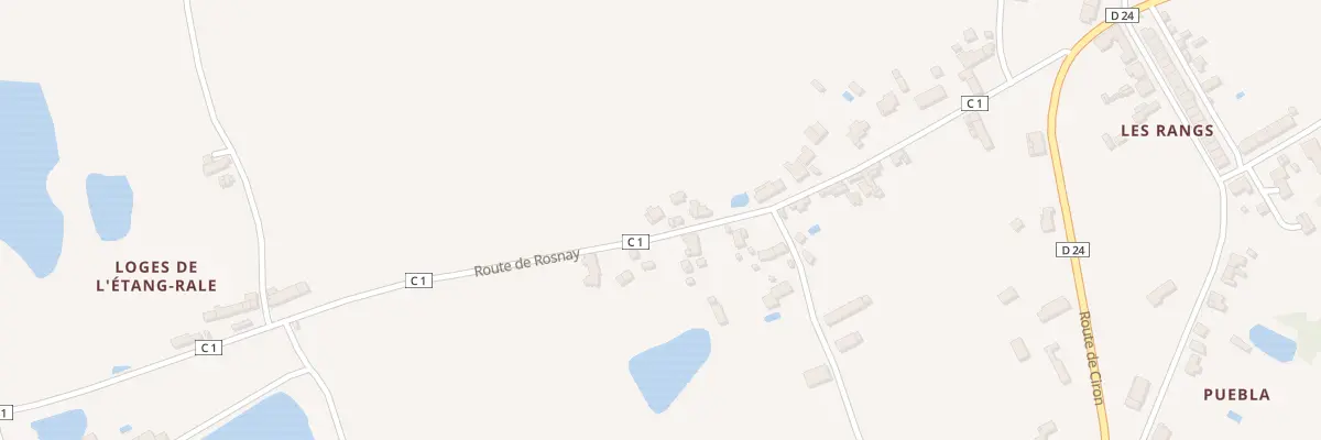 Plan du 28 Rte de Rosnay à Vendœuvres