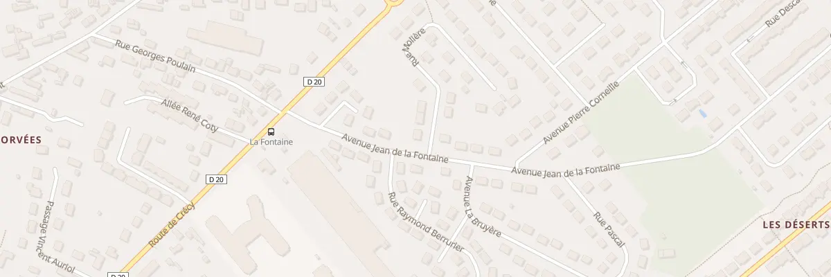 Plan du 1 Rue Molière à Vernouillet