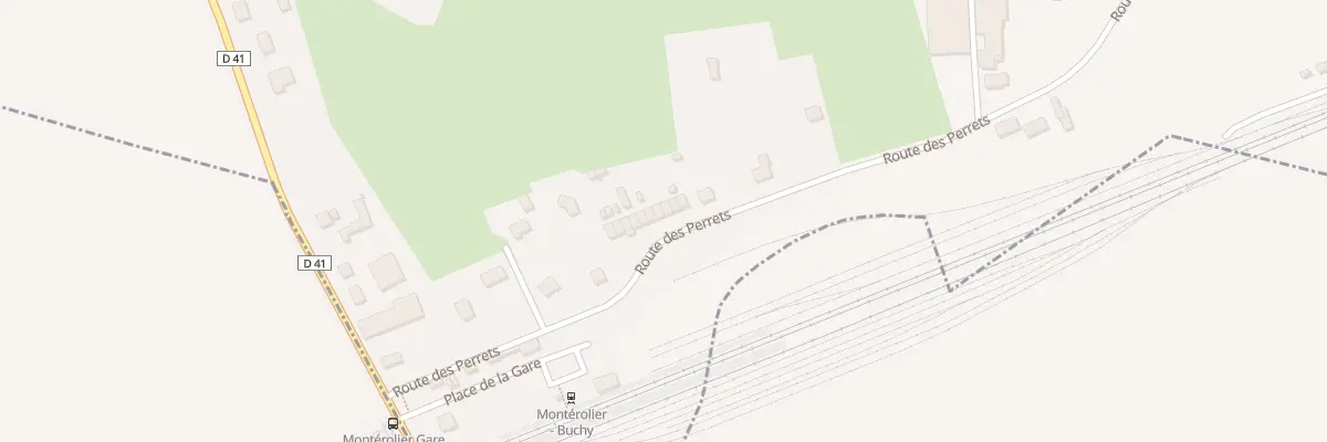 Plan du 15 Rte des Perrets à Montérolier