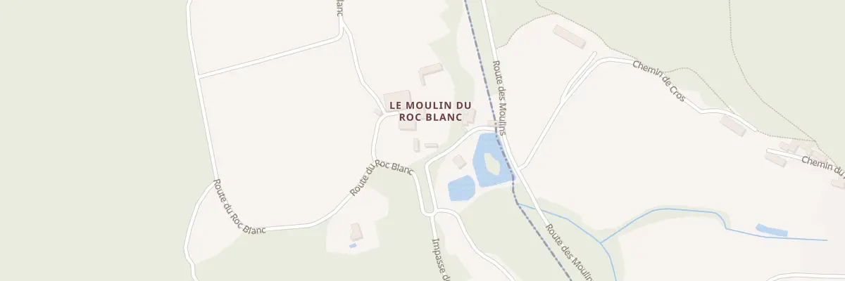 Plan du 34 Moulin du Roc Blanc à Veyrignac