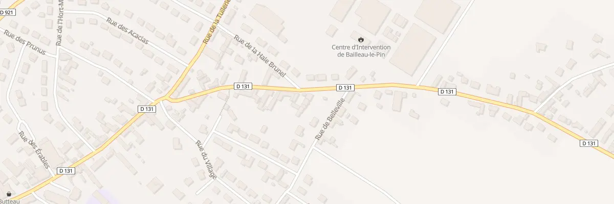 Plan du 4 Rue de Belleville à Bailleau-le-Pin